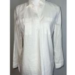 Old Navy Women’s  Collared White Linen Blend Tunic XS Photo 1