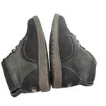 UGG  Bethany Suede Lace Up Sheepskin Lined Ankle Boots Black Women Size 9.5 Photo 9