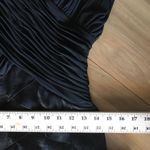 Sangria  Black Fitted Sheath Dress Sleeveless V-Neck Form Fit Tiered Cocktail 8 Photo 10