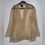 Kenneth Cole  Women's Organza Boyfriend Blazer Photo 4
