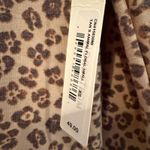 Caslon  Animal Print Leopard Sweater Women's XS Tan Boho Hippie Preppy Classic Photo 5