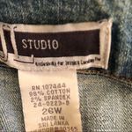 Jessica London “JL” Studio streetwear baggy oversize denim sleeveless vest jacket Size 26W Photo 2