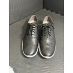 Cole Haan  Womens ZeroGrand Oxford Sneaker Size 9.5 Wingtip Black Leather Brogue Photo 1