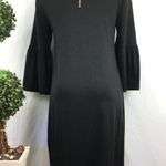 White House | Black Market Black Bell Half Sleeve Mini Shift Dress By  S Photo 3