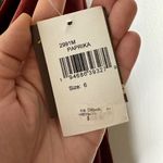 Taylor Stretch Velvet Maxi Dress Size 6 Paprika Slip Dress Draped Neck New Red Photo 8