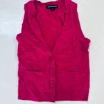 EXPRESS Design Studio Wool Blend Pink Cardigan Vest Womens Size Xs Photo 1