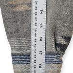 La Miel Southwestern Aztec Blanket Shacket Size S Beige & Blue NWT Boho Style Photo 5