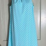 Jude connally Lisa halter dress blue and white L Size L Photo 0