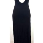 SKIMS  Women's Black Soft Lounge Cut Out Plunge Long Slip Dress NWT Size Small Photo 0