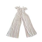 Rafaella Stripe Linen Jumpsuit size M Photo 3