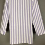 Nordstrom Vintage 80s Brass Plum Blazer Striped Purple White Women Medium Boxy Photo 6