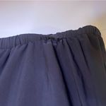 Ny Collection  Black Embellished Neckline Cutout Modest Blouse Short Sleeve PXL Photo 1