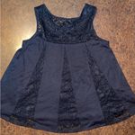 indigo. Always Lace Swing Tank in Black - size small Photo 5