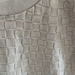 Abercrombie & Fitch Neutral Square Textured Crop Stretch Tank Top Shirt Small Photo 4