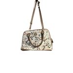 Giani Bernini  Women's Floral Dome‎ Satchel Bag Neutral Design Photo 3