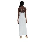 Significant Other Aria Satin Formal Dress Blue Mint Womens Size 4 US Photo 2