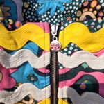 NEW Celia B Colorful Wavy Piping Top Blouse M Pink Size M Photo 6