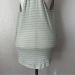 Free People  Frida Mint Green Floral Embroidered Gauzy Knit Tank Top, Sz Medium Photo 7