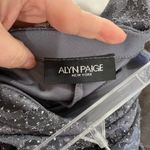 Alyn Paige  Gray & Silver Lace Y2K Strapless Handkerchief Hem Party Dress Sz S Photo 6