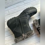 Khombu  Fur Black Suede Womens Ankle Winter Boots Size 7 Photo 3