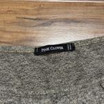 Pink Clover  Luna Patch Knit Top Gray/Brown Women's XXL Light‎ Sweater Buttons Photo 4