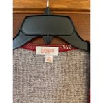 LuLaRoe  metallic, red pink and silver Aztec print open front cardigan/kimono Photo 1