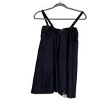 Nicole Miller NWOT  Flyaway 1PCS Twisted Bandeau Swim-dress Black M Photo 5