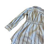 Free People  High Vibrations Button-Down Shirt Dress Mini Long Sleeve Size Medium Photo 7