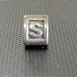 Pandora  Authentic 925 Ale Sterling Silver Triangle with “S” Charm. Photo 3