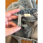 BLANK NYC Womens Denim Jean Shorts 100% Cotton Button Fly Distressed Torn Size 31 Photo 1