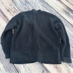 Banana Republic V-Neck Slouchy Chunky Knit Navy Cropped Preppy Cardigan Photo 2