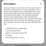 VICI Linen pants   Photo 4