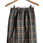 Carlisle Woven Tweed Straight Pencil Skirt Size 2 Plaid Textured Academia Office Photo 0