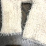 Forever 21 Eyelash Knit Crewneck Oversize Sweater Cropped Cream Long Sleeve S Photo 6