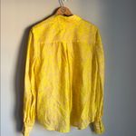 L'Agence  Jayleen Blouse In Lemon Tonic Multi Python Snake Large Photo 3