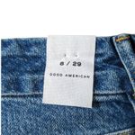 Good American Good Classic Raw Hem Jeans 8/29 NWT Photo 6