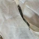 Vijay Singh White Dress With Paisley Print W/ Beading Sequins Light Weight SZ S Photo 12