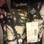 Maggie Barnes  5X Black White Abstract Print Tunic Top Photo 3