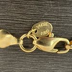 14K Gold Electroplated Herringbone Necklace Photo 4