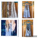 American Age  Acid wash embroidery halter top sz M Photo 10