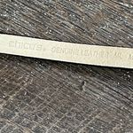 Chico's Chico’s Brown Leather Adjustable Brass Horseshoe Buckle Belt‎ M/L Photo 3