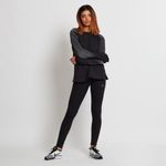 Nike Tech Fleece Mix Crew Side Zipper Ribbed Sleeve Pullover Sweatshirt Top Photo 3