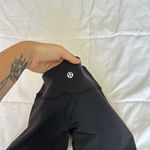 Lululemon Womens 6 Cropped Leggings Capri Black Inside Pocket Yoga Photo 6