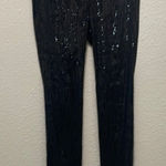 BB Dakota Black Sequin Leggings by  Size Small Photo 0