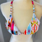 La Blanca Desert Dream Triangle Bikini Top, Luxurious Beach Top, Size 8, NWT Photo 0