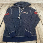 Women’s New England Patriots full zip up hoodie Small Blue Photo 0