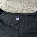 Champion  Cropped Black Shirt Medium Photo 1