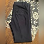 Tory Burch Wool Blend Navy Dress Pants Slim Fit Sz 4 Long 31.5 Inseam Photo 2