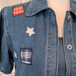 Agapo Collection Americana Midwestern School Teacher Denim Dress Top Jacket S Blue Photo 11