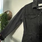 Free People NEW  We The Free Touch The Sky One-Piece Black Denim Size Small $178 Photo 7